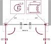 Душевая дверь в нишу BelBagno UNO-B-2-60-C-Cr