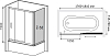 Шторка для ванной RGW Screens SC-81 (1760-1810)х750х1500 профиль хром стекло чистое