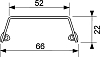 Решётка Tece TECEdrainline Steel II 6 009 83 90 см матовая