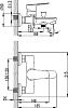 Смеситель SMARTsant Вива SM153503AA для ванны с душем