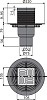 Душевой трап AlcaPlast APV201