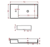 Раковина накладная ArtCeram Scalino SCL004 03 00 черный