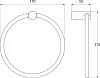 Полотенцедержатель Iddis Renior L045