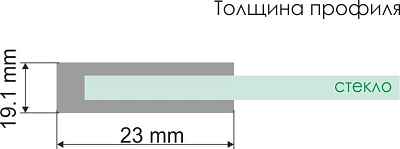 Душевой уголок 110х80 см WasserKRAFT Dill 61S14, стекло прозрачное
