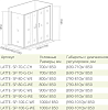 Боковая стенка Good Door Latte SP-100-G-WE ЛА00029 стекло рифленое