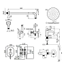 Смеситель для душа Plumberia Selection Ixo KITZXO15BO53 белый