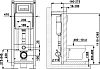 Инсталляция для унитаза Berges Wasserhaus Atom 410 040340 с черной клавишей смыва