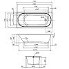 Акриловая ванна AM.PM X-Joy 160х70 W94A-160-070W-A1