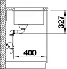 Кухонная мойка Blanco Subline 320-U 523409 жемчужный