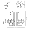 Подвесная люстра Odeon Light Verasa 4982/6C