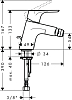 Смеситель для биде Hansgrohe Focus 31922000, хром