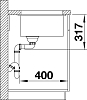 Кухонная мойка Blanco Etagon 500-U Silgranit 522227 антрацит