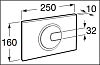 Кнопка смыва Roca PL-4 890098000 белая