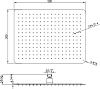 Верхний душ RGW Shower Panels SP-84-50