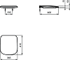 Крышка-сиденье для унитаза Ideal Standard Esedra T318301 с микролифтом