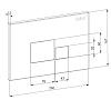 Комплект D&K Venice DS1391602 унитаз + инсталляция + клавиша,белый