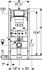 Система инсталляции для унитазов Geberit Duofix Sigma 12 Plattenbau 111.362.00.5