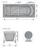 Акриловая ванна Loranto Alberto CS00063085 белый