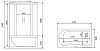 Кабина душевая Timo Eco TE-0770