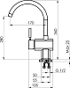 Смеситель для кухонной мойки Granula ST-31 классик