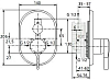 Смеситель для душа Ideal Standard Melange A4273AA, хром