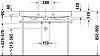 Раковина 100 см Duravit Happy D.2 2318100000