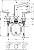 Смеситель Hansgrohe Metropol Classic 31331000 для раковины