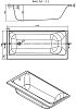 Акриловая ванна Cersanit Smart 170x80 R 63351 без гидромассажа