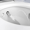 Унитаз-биде подвесной Geberit AquaClean Mera Classic 146.204.21.1, белый, панель хром