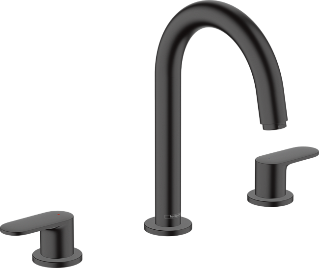 Смеситель для раковины Hansgrohe Vernis Blend 71553670, матовый чёрный