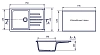 Кухонная мойка Mixline ML-GM19 ML-GM19 (331) белый