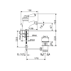 Смеситель Migliore Ermitage ML.ERM-7023 Bi Br для биде