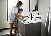 Смеситель для раковины Hansgrohe Finoris 76063670, матовый чёрный