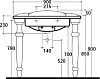 Ножки Globo Paestum PA075.BI 1 шт.