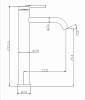 Смеситель для раковины BelBagno Etna ETN-LMC2-IN, сатин