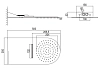 Душ верхний AQG Flow 19FLO0220R2F хром