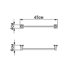 Полотенцедержатель Grampus Ocean GR-2001 хром