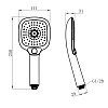 Душевая лейка Lemark LM1014C хром