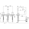 Смеситель для раковины Gessi Rettangolo T 20426#031, хром