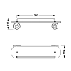 Полка Schein Saine Chrome 7053145 хром