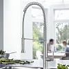 Смеситель для кухонной мойки Grohe K7 32950DC0 суперсталь