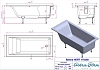 Ванна из искуственного камня Astra-Form Нейт 1010033 белый