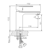 Смеситель для раковины Haiba HB10505-8 белый