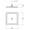 Душ верхний Ramon Soler RK250NM черный