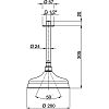 Душ верхний Cisal Shower DS01341124