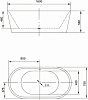 Акриловая ванна Art&Max AM-203-1600-750, белый