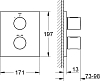 Термостат Grohe Grohtherm 3000 Cosmopolitan 19568000 для душа
