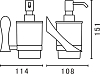 Дозатор Art&Max Elegant AM-E-1599Z