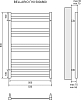 Полотенцесушитель электрический 50x80 см Lemark Bellario LM68810E П10, левый/правый