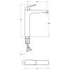 Смеситель для раковины BelBagno Due DUE-LMC-CRM-W0, хром